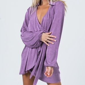 Princess Polly Party Time Mini Dress - Purple